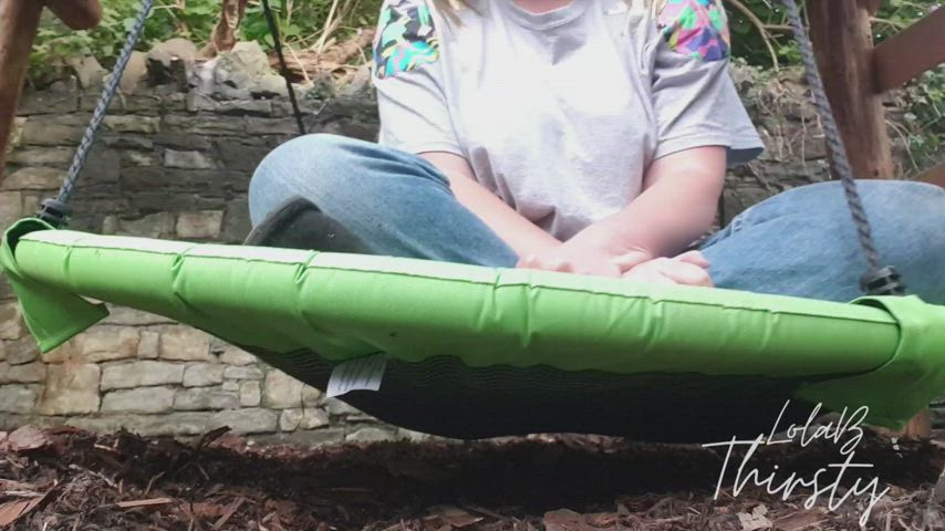 amateur big tits busty chubby curvy milf masturbating outdoor squirting gif