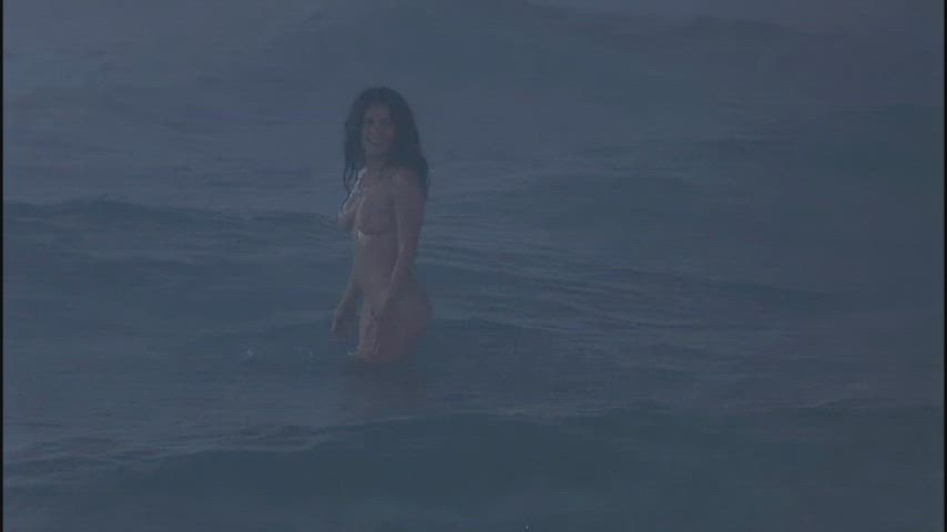 beach celebrity nude salma hayek gif
