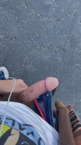 Cock Exhibitionism Public gif