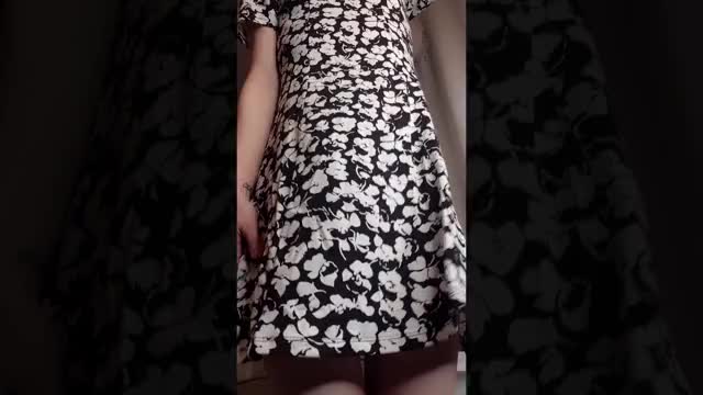 Cute upskirt buttplug reveal