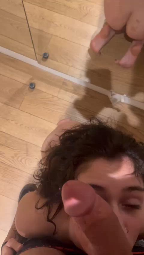 blowjob couple daddy deepthroat hard hardcore my pov boyfriend pov tiktok white girl