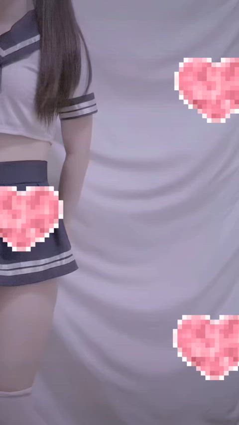 sexy teen women tik-tok gif