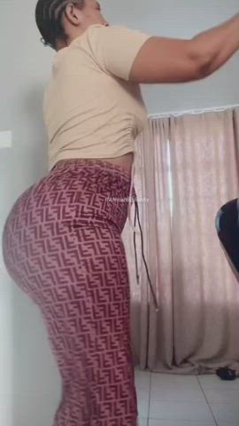 african big ass booty gif