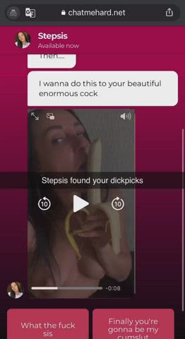 Stepsis found your dickpics [Part 2]