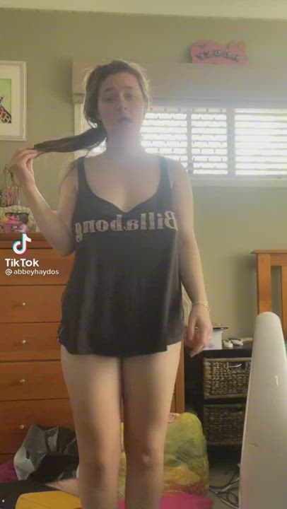 18 Years Old Big Tits TikTok gif