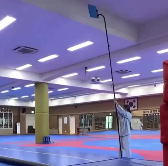ripsave - Taekwondo Athlete Gains MASSIVE Air While Training