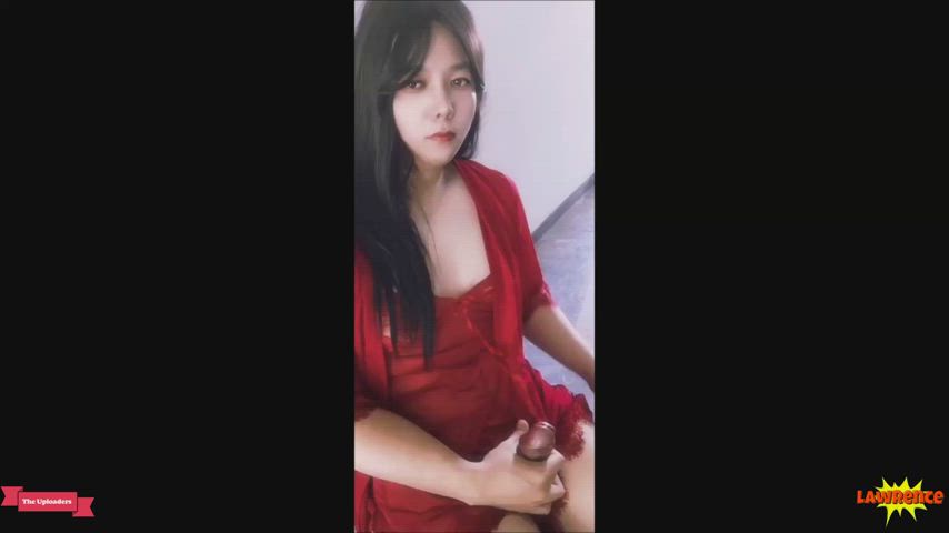 amateur chinese cum cumshot cumshots homemade masturbating solo teen webcam ladyboy-cum