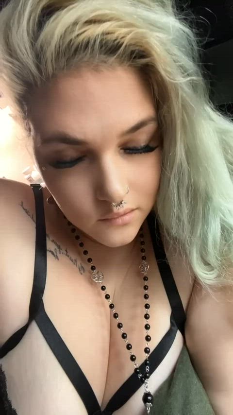 amateur blonde goth milf tattoo gif