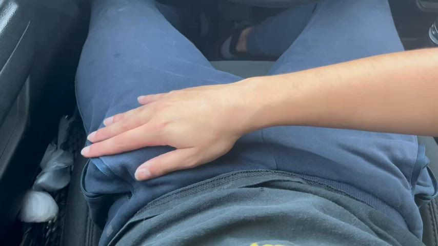 amateur big dick homemade pov nsfw public handjob gif