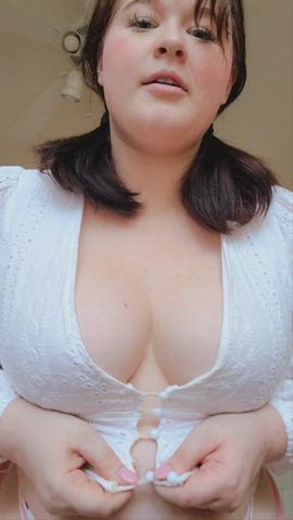 Chubby Cleavage Pale Perky gif