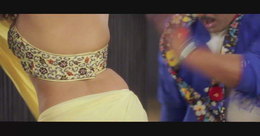 indian kissing saree gif