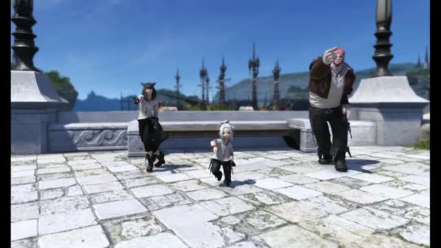 FINAL FANTASY XIV - Emote Showcase: Popoto Step