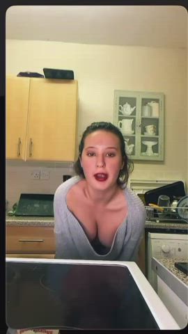 flashing nipple nipslip tiktok gif