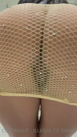 Ass Dancing Fishnet gif