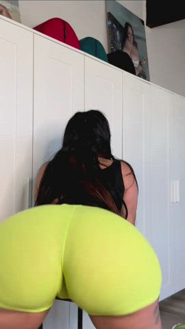 big ass leggings tease twerking gif