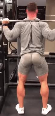 Hot butt while squatting ...