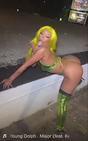 Ass Booty Ebony Pretty Tattoo Thick Twerking gif