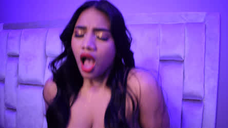 Beautiful Agony Bouncing Bouncing Tits Camgirl gif