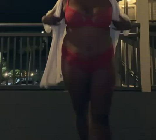 Boobs Flashing Lingerie gif