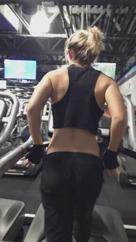 American Ass Ass Spread Asshole Fitness Flashing Public Shaved Pussy Sport gif