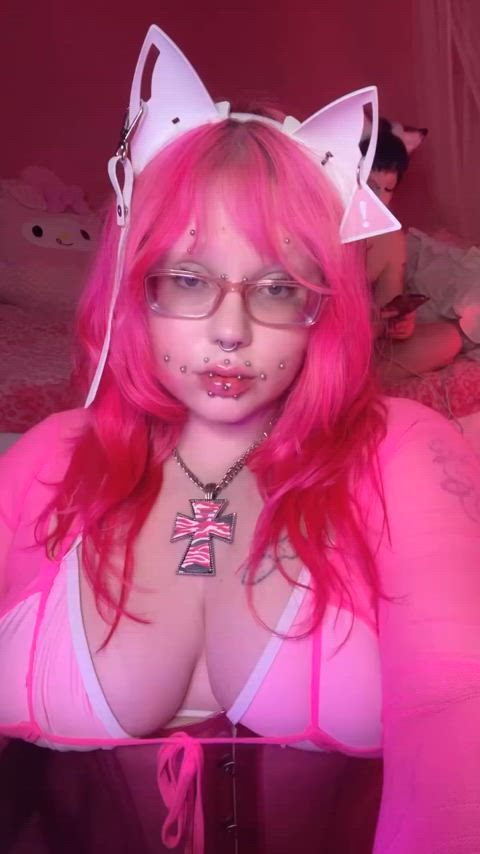 bimbo catgirl catsuit domination dominatrix emo femdom findom goddess goth bdsm-humiliation