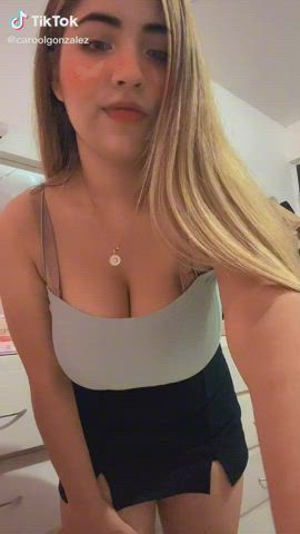 Big Tits Teen TikTok gif