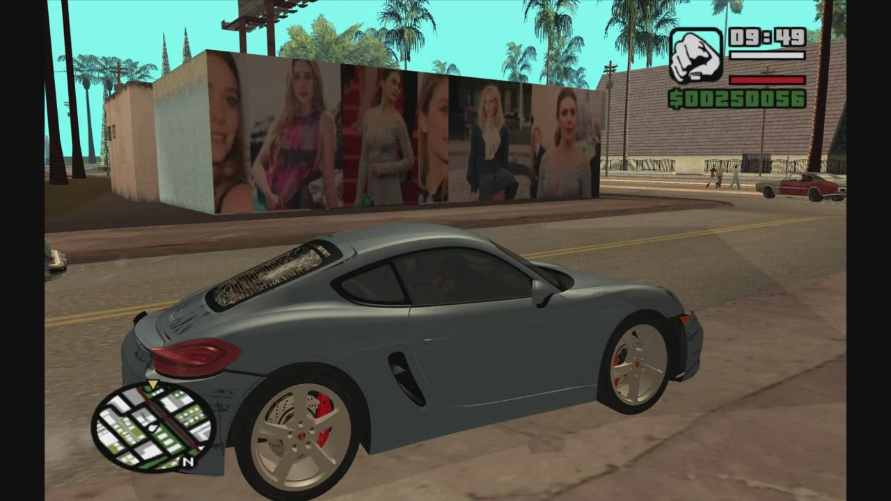 Elizabeth Olsen Posters In GTA San Andreas