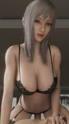 3D Animation Big Tits gif