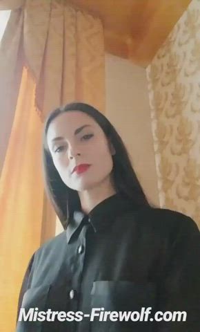 BDSM Caning Dominatrix Femdom Mistress gif