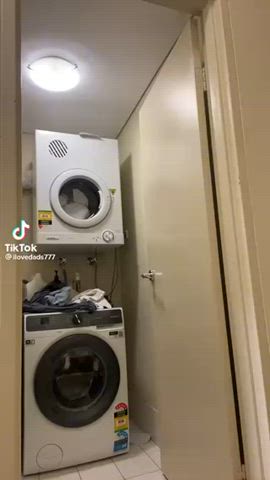 laundry room tiktok r/tiktits gif