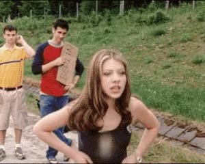 (90038) Michelle Trachtenberg eurotrip FLASH