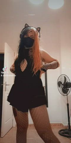 crossdressing femboy sissy gif