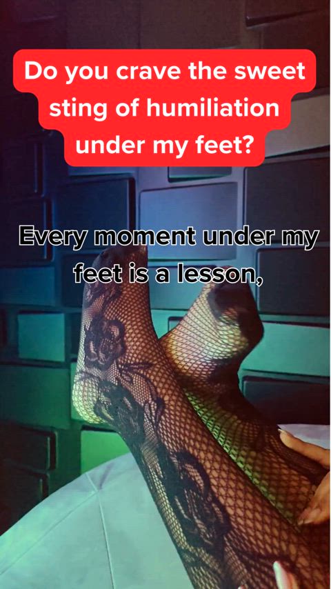 caption feet feet fetish master/slave slave foot-queen footslave-captions gif