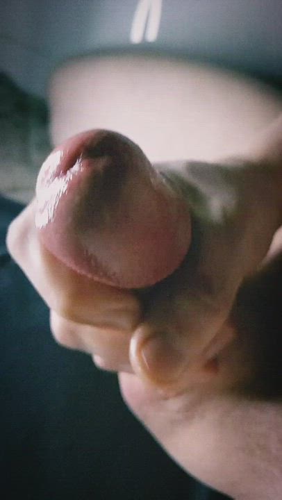 Balls Cock Cock Milking Cum Cumshot Male Masturbation Penis Slow Slow Motion gif