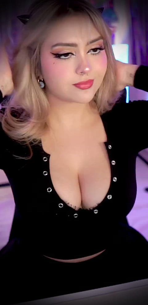 big tits sfw tiktok gif