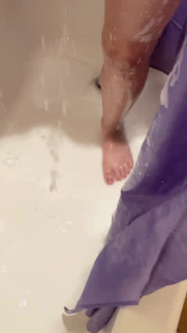 What do you think of my soapy toes