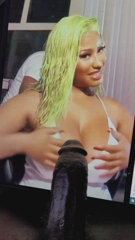 big dick big tits ebony milf nicki minaj tribute gif