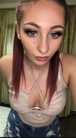 Pornstar Redhead Wet Pussy gif