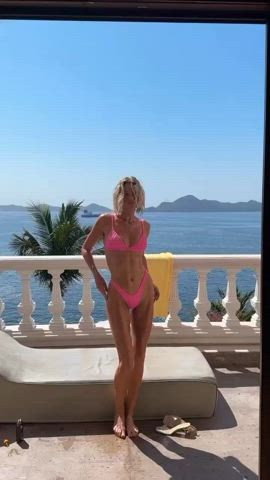 bikini dancing elsa hosk gif