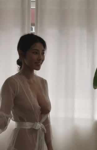 big tits korean see through clothing gif