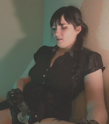 domme femdom strap on gif