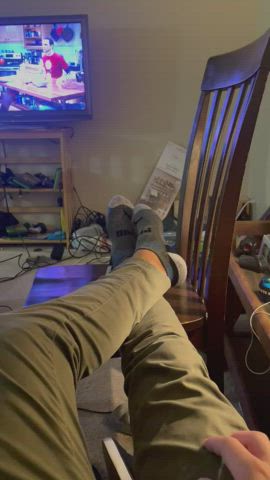 feet gay socks gif