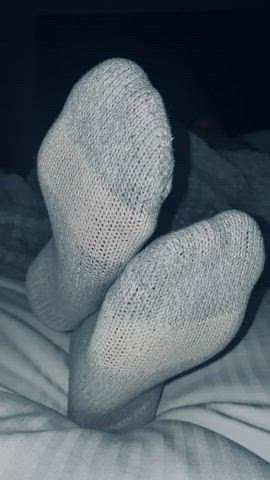 Foot Fetish Socks Tease gif