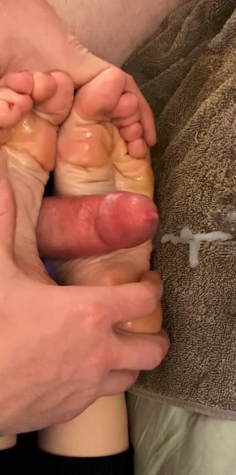 cum on feet feet feet fetish footjob soles gif