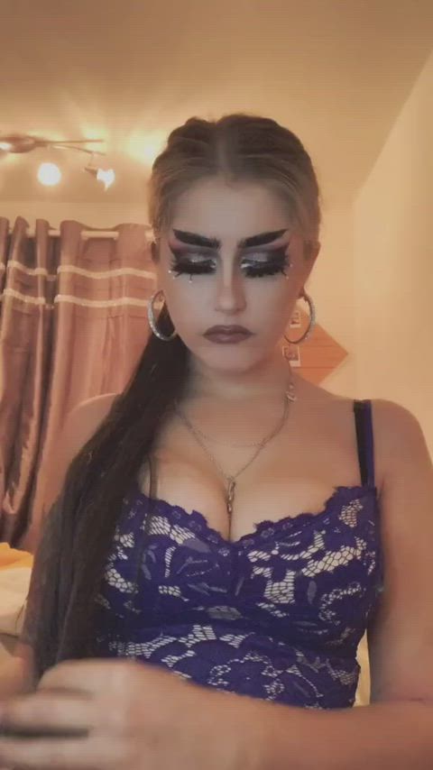 big tits halloween tiktok gif