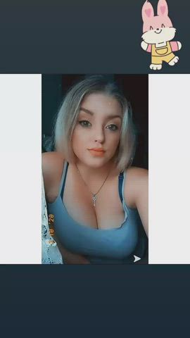 18 Years Old Big Ass Big Tits Blonde Croatian Cute Teen gif