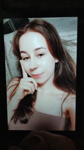 brunette celebrity cum cumshot facial finnish gamer girl tiktok tribute cum-tributes