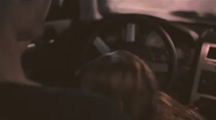 blowjob car sex redhead gif