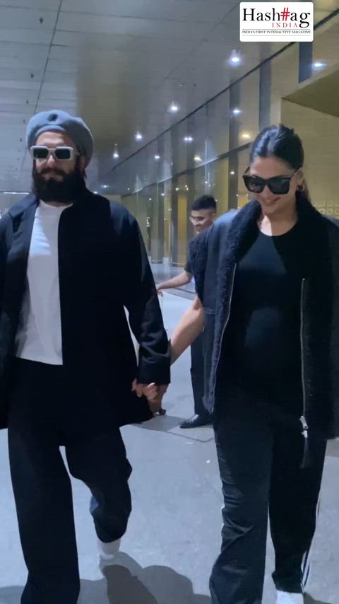 Deepika Padukone spotted at Mumbai Airport arriving back from London ❤️‍🔥🤰