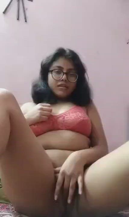 Beautiful Cute Bengali 💋 Horny Girl Pussy Rubbing And Fingering ⚡🔥️[Link
